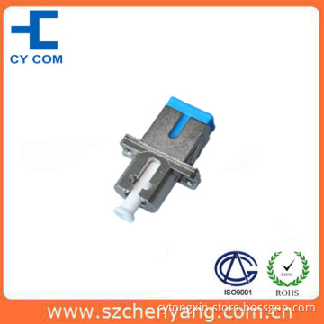 LC-Sc Hybrid Steel Type Fiber Optic Adapter